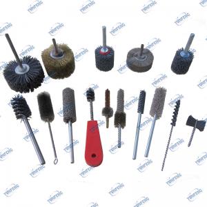 Custom Abrasive Industrial Brush Pipe Brushes Twisted Wire Brushes Alumina Tube Brush for Debarring Polishing Cleaning Tool