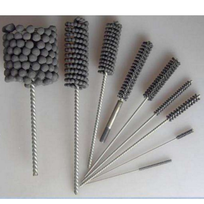 Flexible Honing Brushes Oil Valve Inner Bore Deburring Brush-FHB014OV